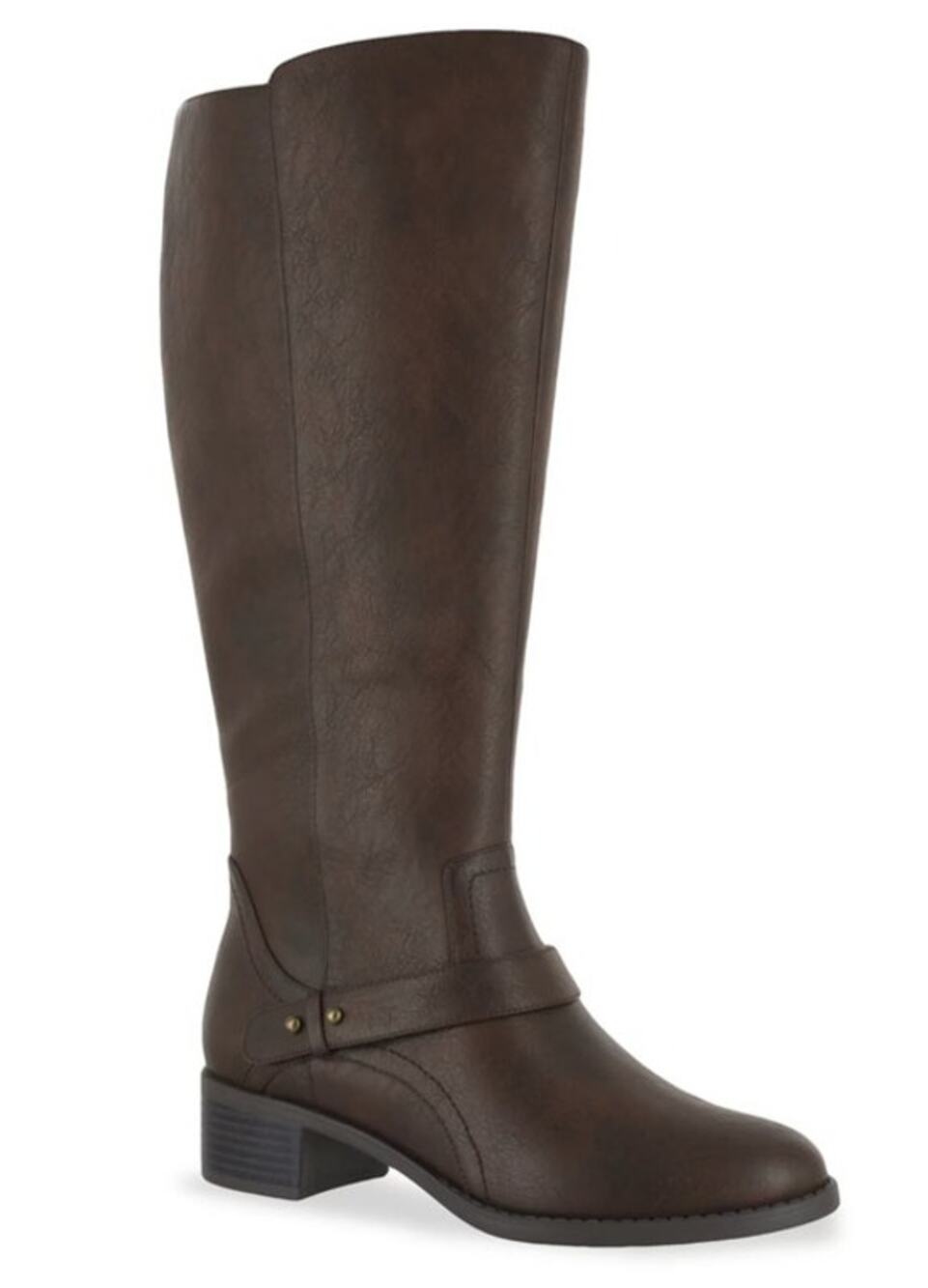 EASY STREET Women's NEW Wide Width Jewel Mid-Calf Boot Color Brown | Size 7.5 W